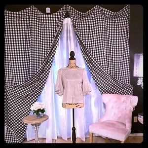 Liquid metal women’s top dressy dressy size large